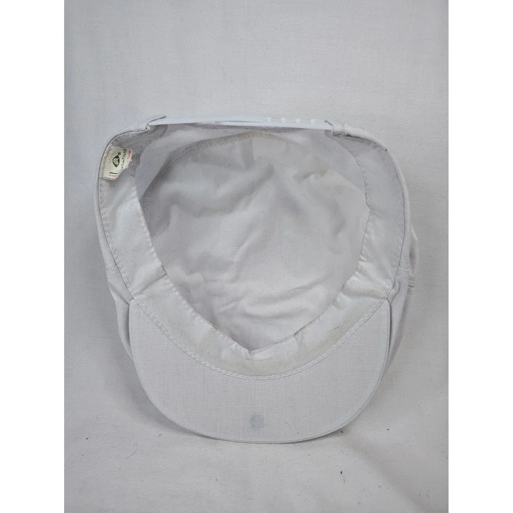 Vintage Chicago Bulls Cabbie Snapback Hat Cap White Michael Jordan 90's Korea